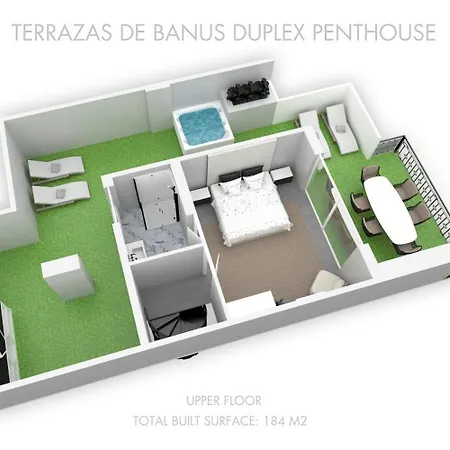 Vacation I Terrazas De Banus, Romantic, Jacuzzi, Pet-friendly, Cosy Duplex Penthouse, 2min Walk To Marina Lejlighed