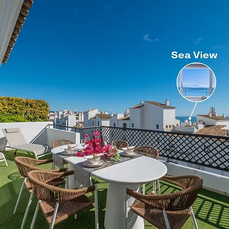 Vacation I Terrazas De Banus, Romantic, Jacuzzi, Pet-friendly, Cosy Duplex Penthouse, 2min Walk To Marina Apartment